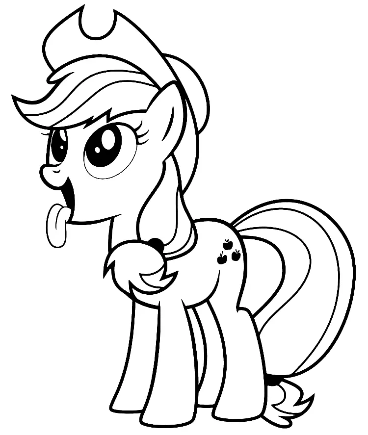 Desenhos de Applejack Para Colorir 29