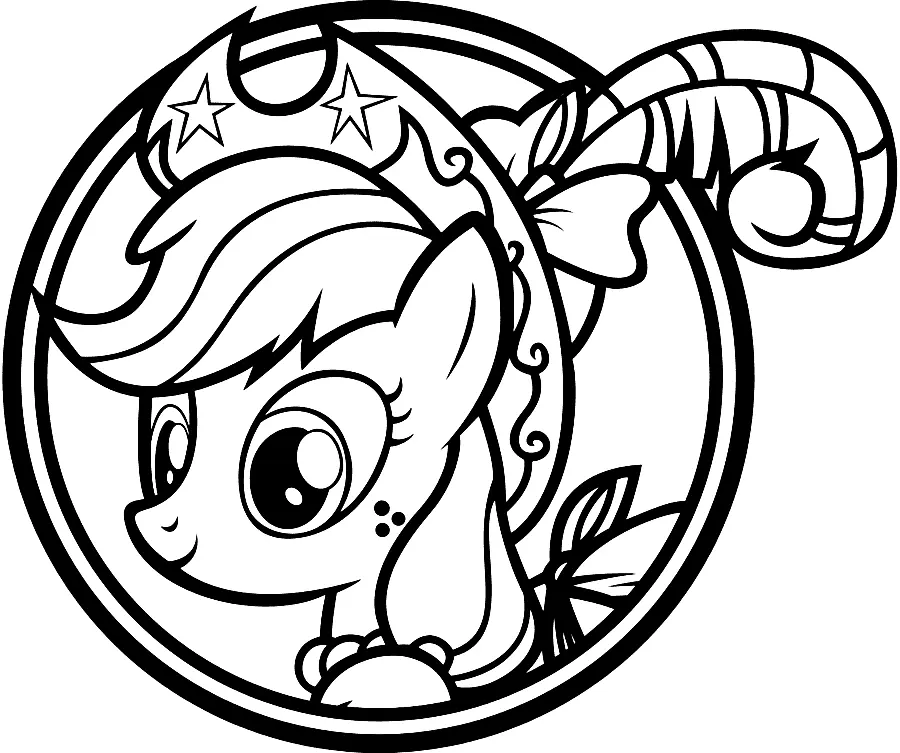 Desenhos de Applejack Para Colorir 33