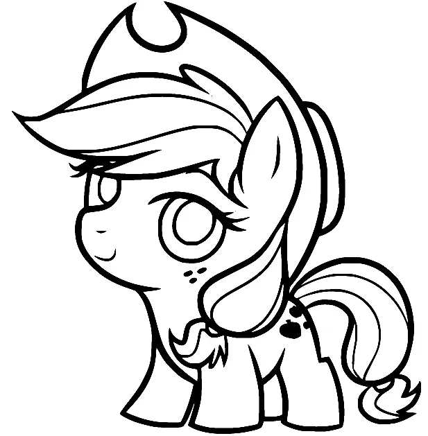 Desenhos de Applejack Para Colorir 34