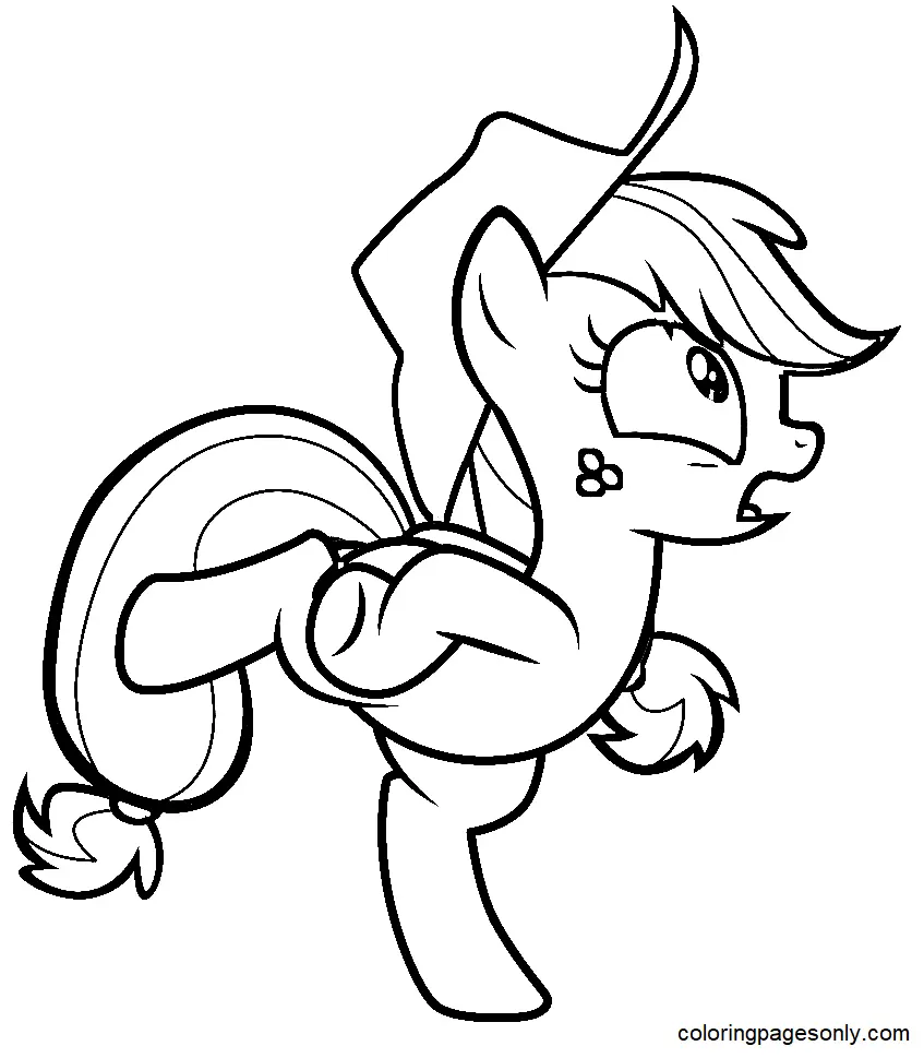 Desenhos de Applejack Para Colorir 37