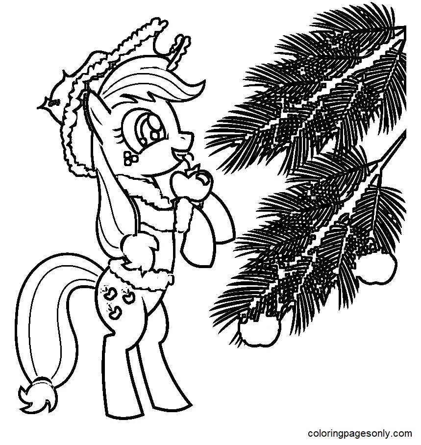 Desenhos de Applejack Para Colorir 39