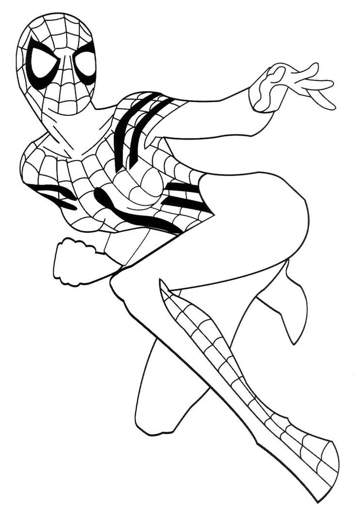 Desenhos de Aranha Fantasma Para Colorir 9