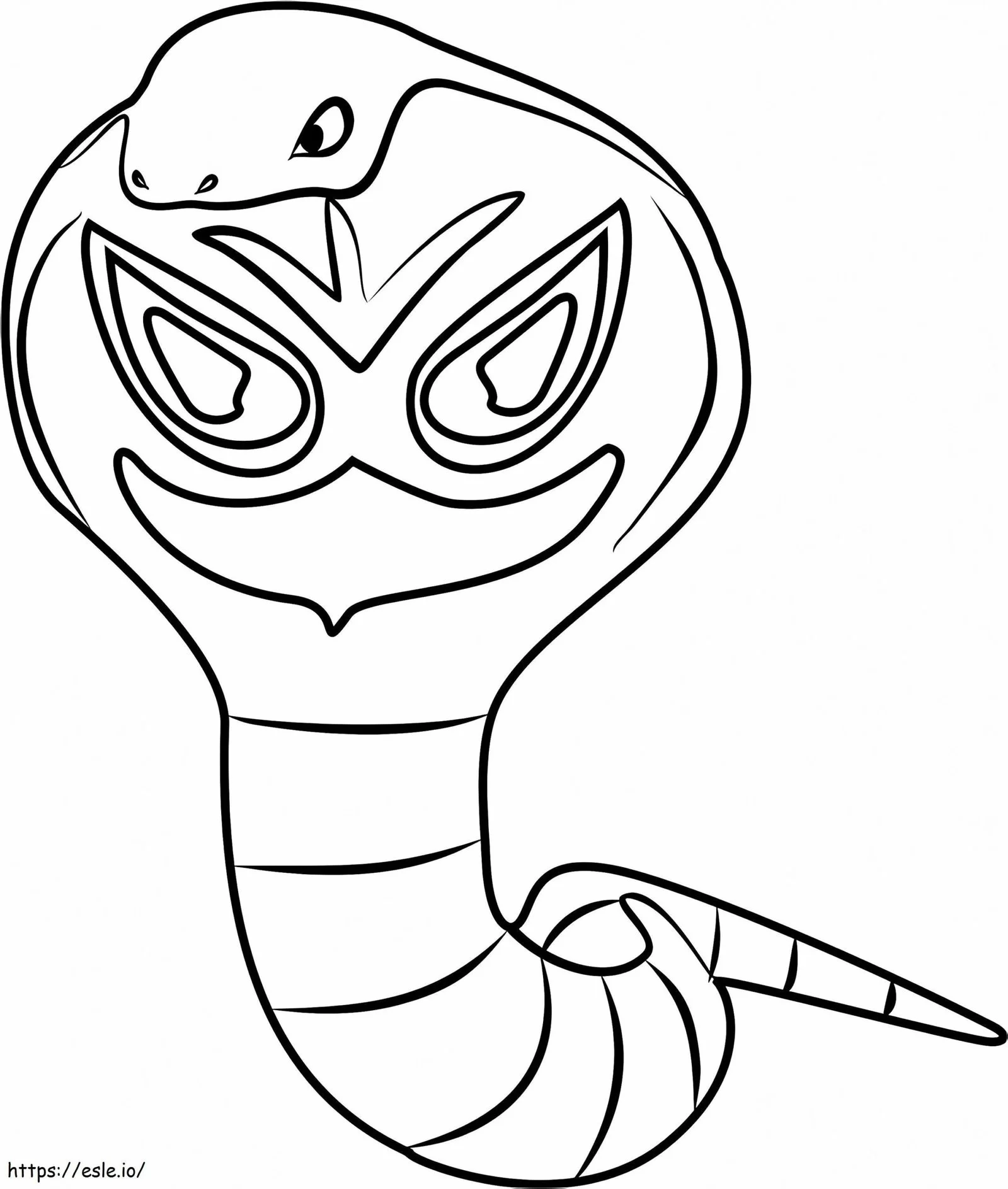 Desenhos de Arbok Para Colorir 12