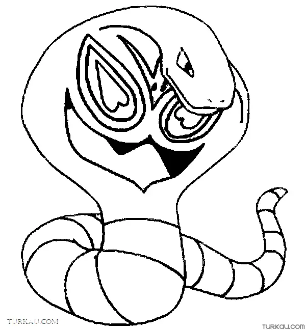 Desenhos de Arbok Para Colorir 17