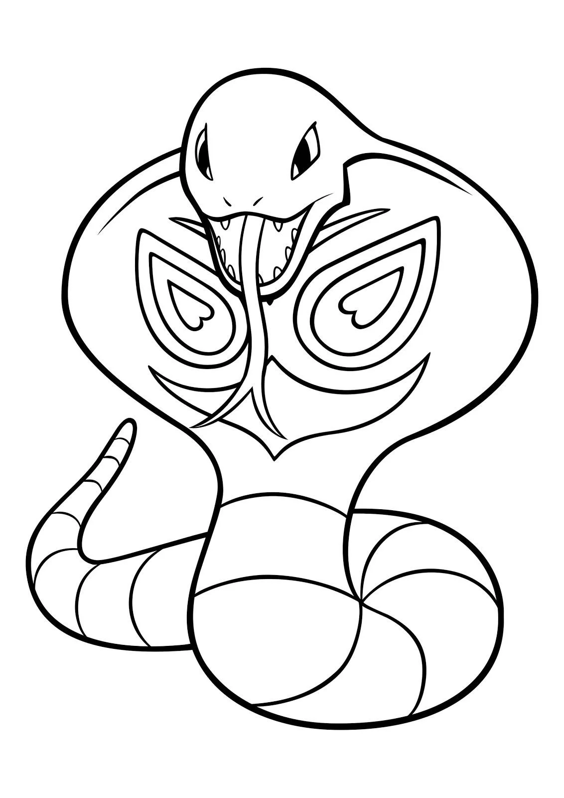 Desenhos de Arbok Para Colorir 3