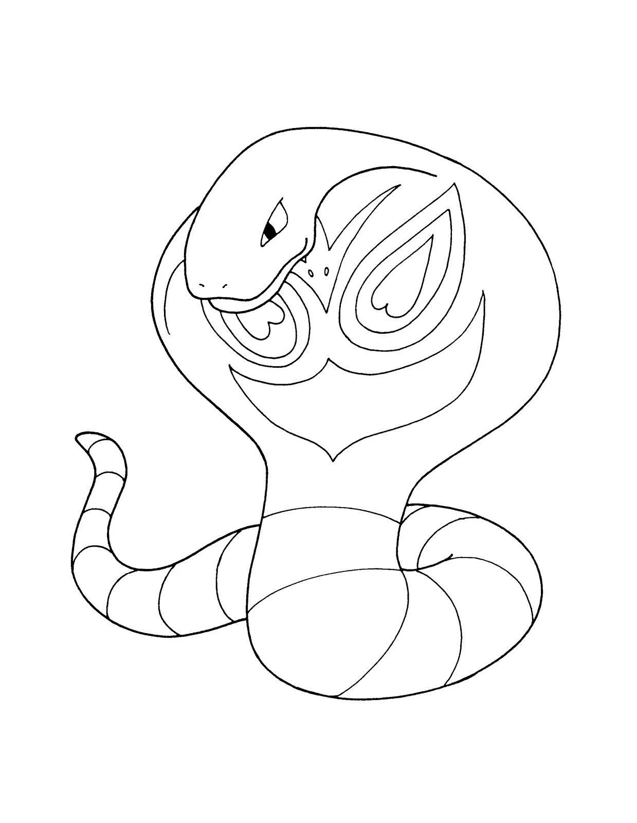 Desenhos de Arbok Para Colorir 8