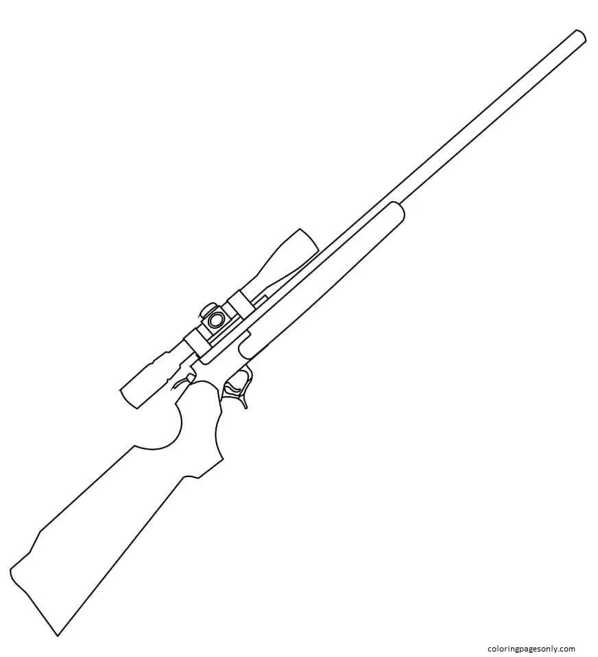 Desenhos de Arma de Fogo Para Colorir 37