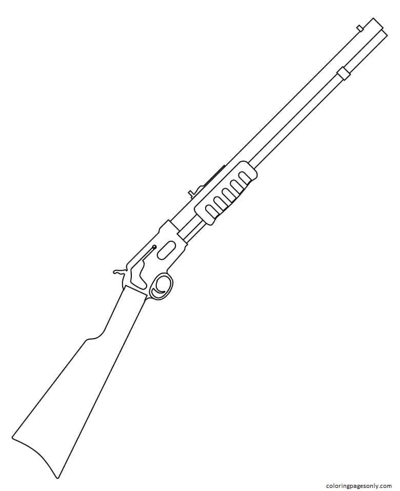 Desenhos de Arma de Fogo Para Colorir 47