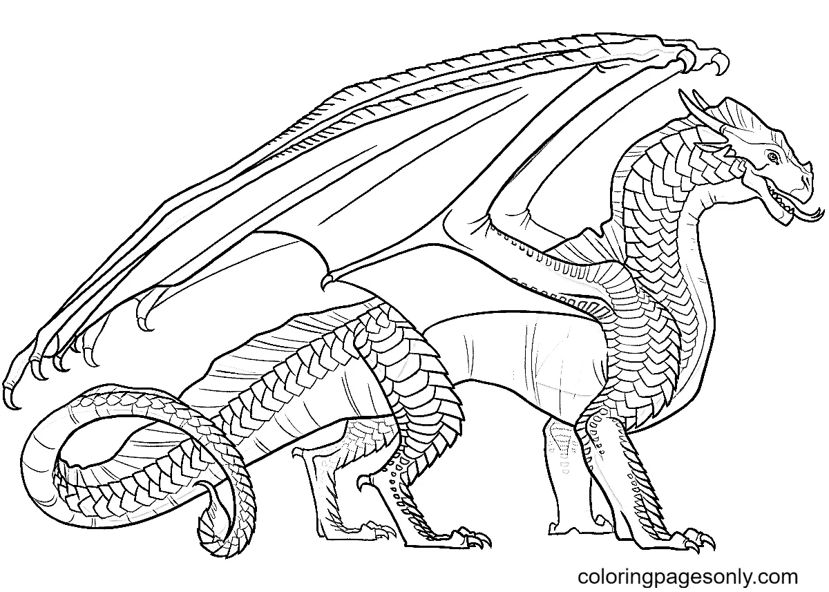 Desenhos de Asas de Fogo Para Colorir 21