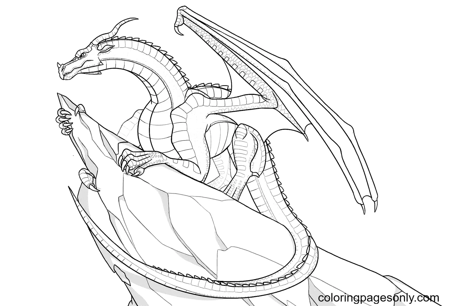 Desenhos de Asas de Fogo Para Colorir 32