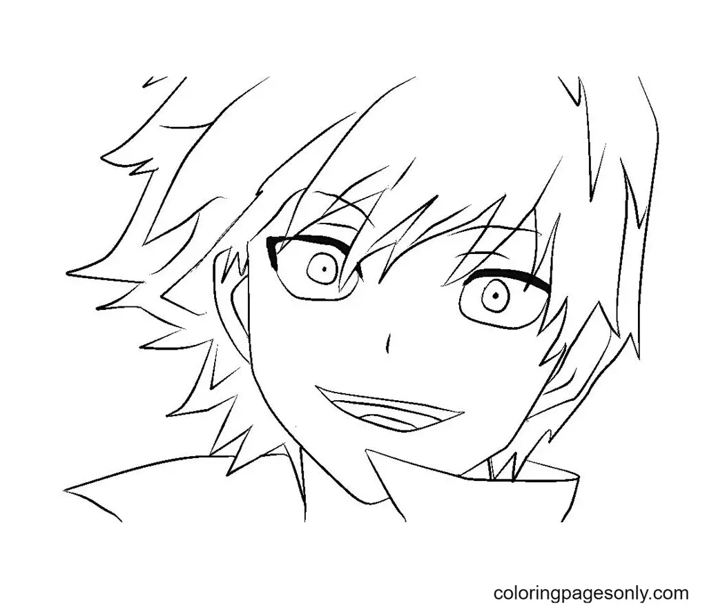 Desenhos de Assassination Classroom Para Colorir 1