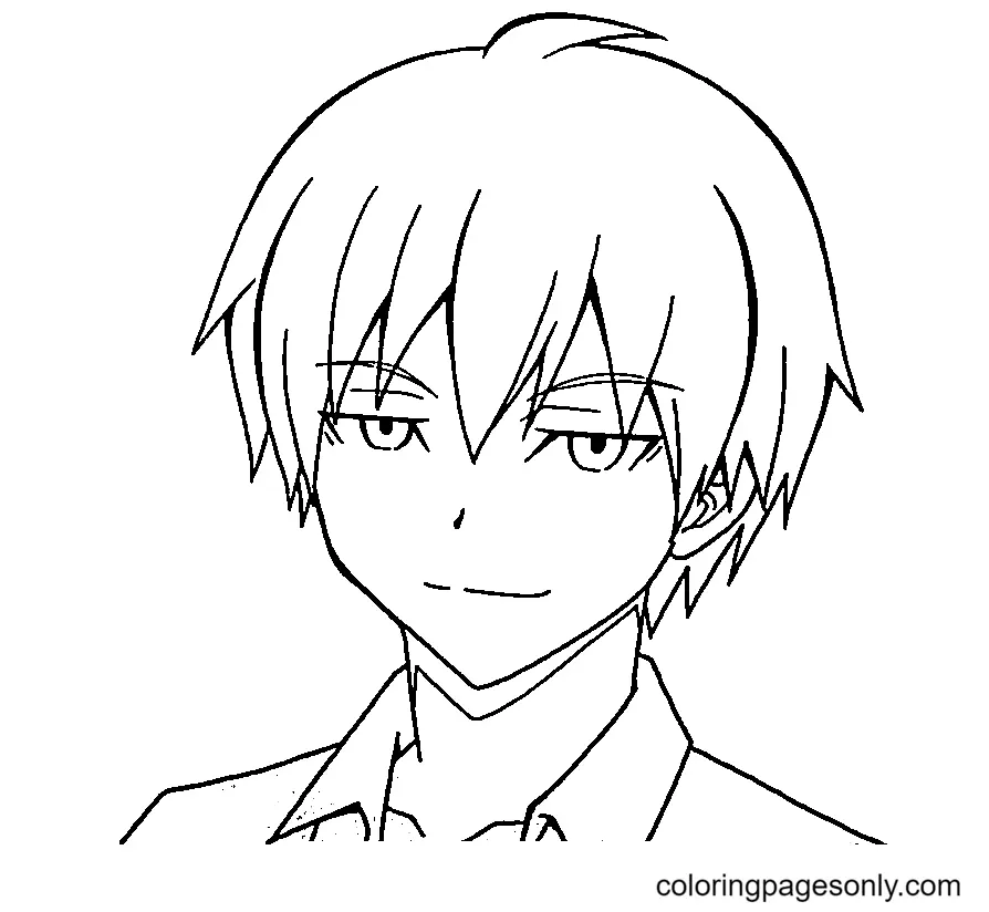 Desenhos de Assassination Classroom Para Colorir 25