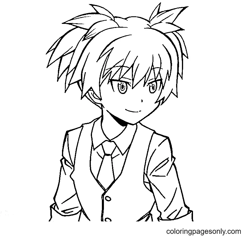 Desenhos de Assassination Classroom Para Colorir 37