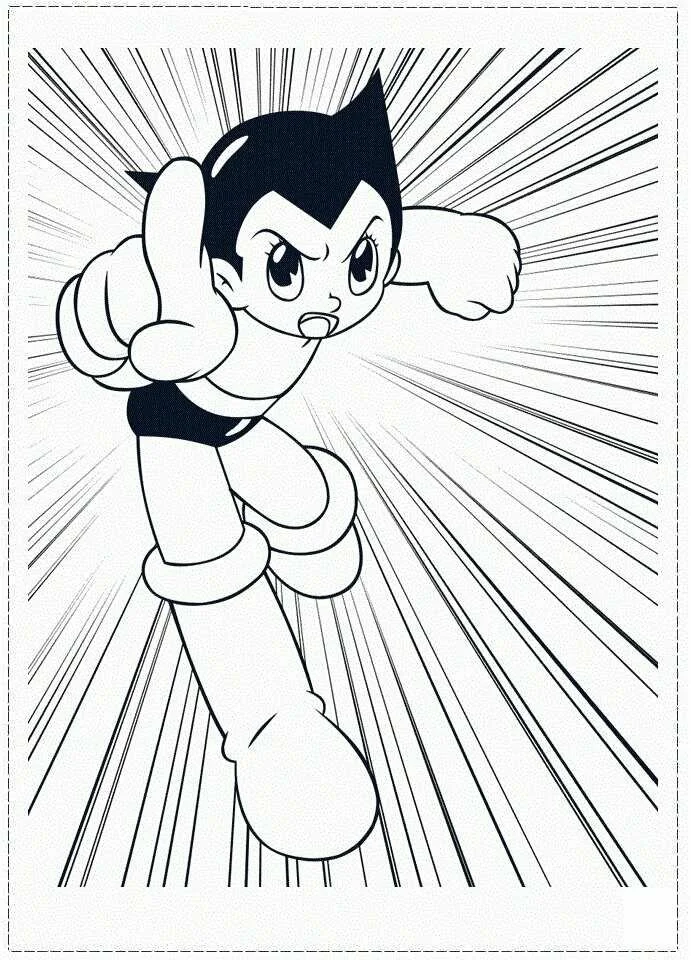 Desenhos de Astro Boy Para Colorir 14