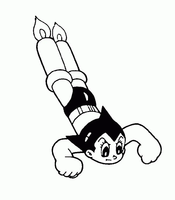 Desenhos de Astro Boy Para Colorir 24