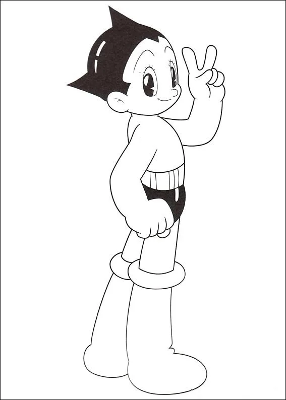 Desenhos de Astro Boy Para Colorir 28