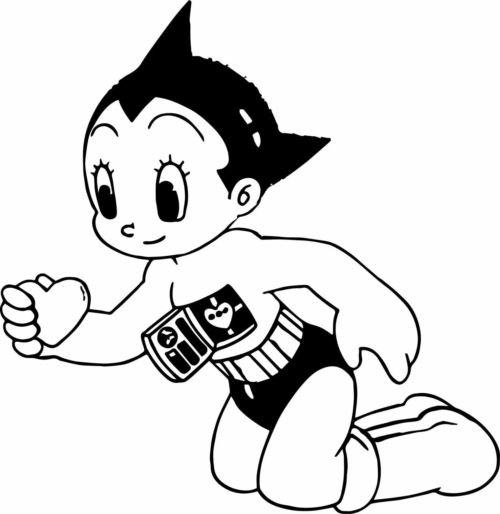 Desenhos de Astro Boy Para Colorir 3