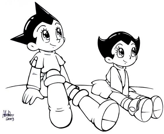 Desenhos de Astro Boy Para Colorir 30