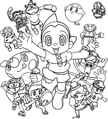 Desenhos de Astro Boy Para Colorir 36