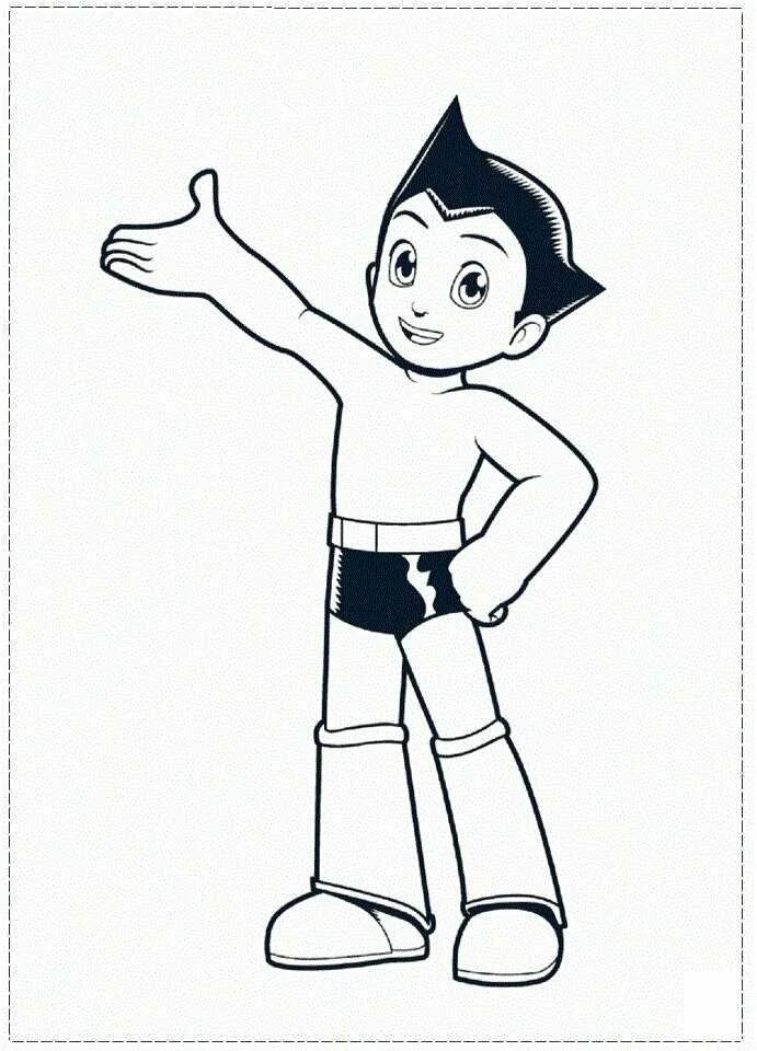 Desenhos de Astro Boy Para Colorir 41