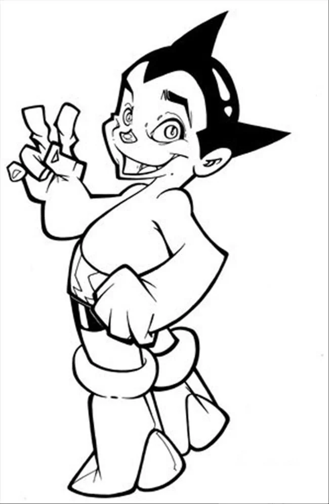 Desenhos de Astro Boy Para Colorir 47