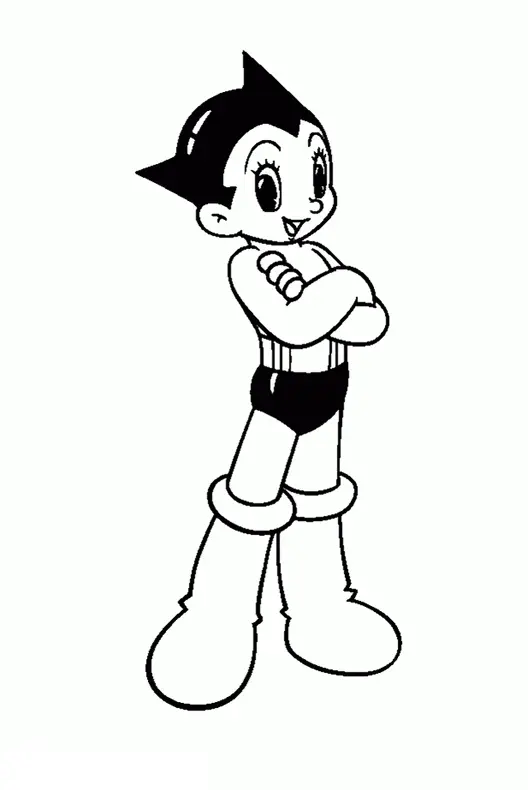 Desenhos de Astro Boy Para Colorir 6