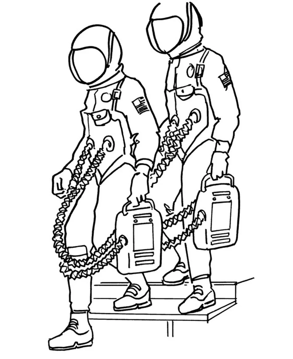 Desenhos de Astronautas Para Colorir