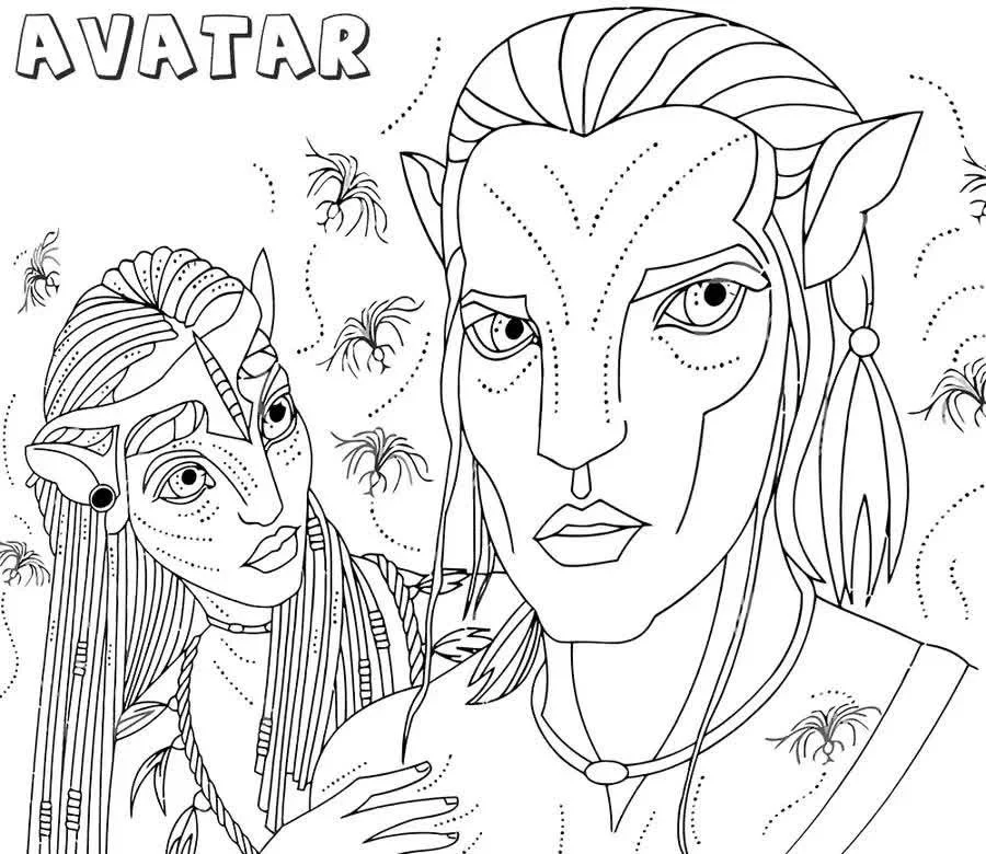 Desenhos de Avatar A Lenda de Aang Para Colorir 17