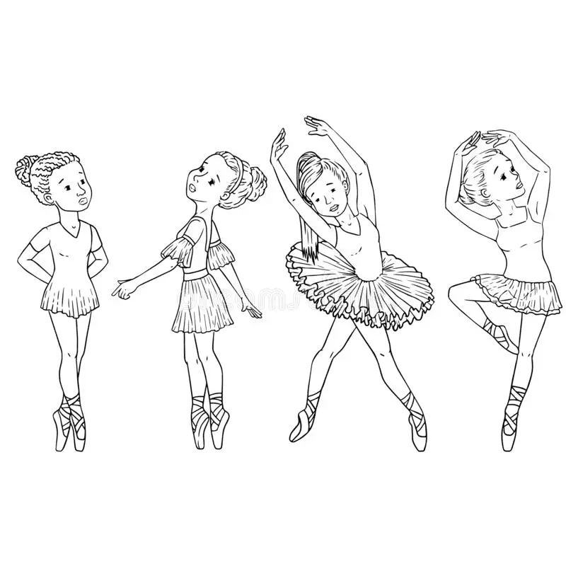 Desenhos de Bailarina Para Colorir 24