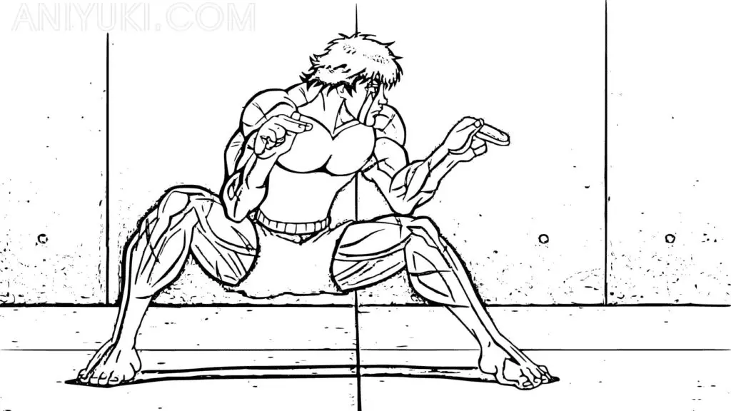 Desenhos de Baki Hanma Para Colorir 28