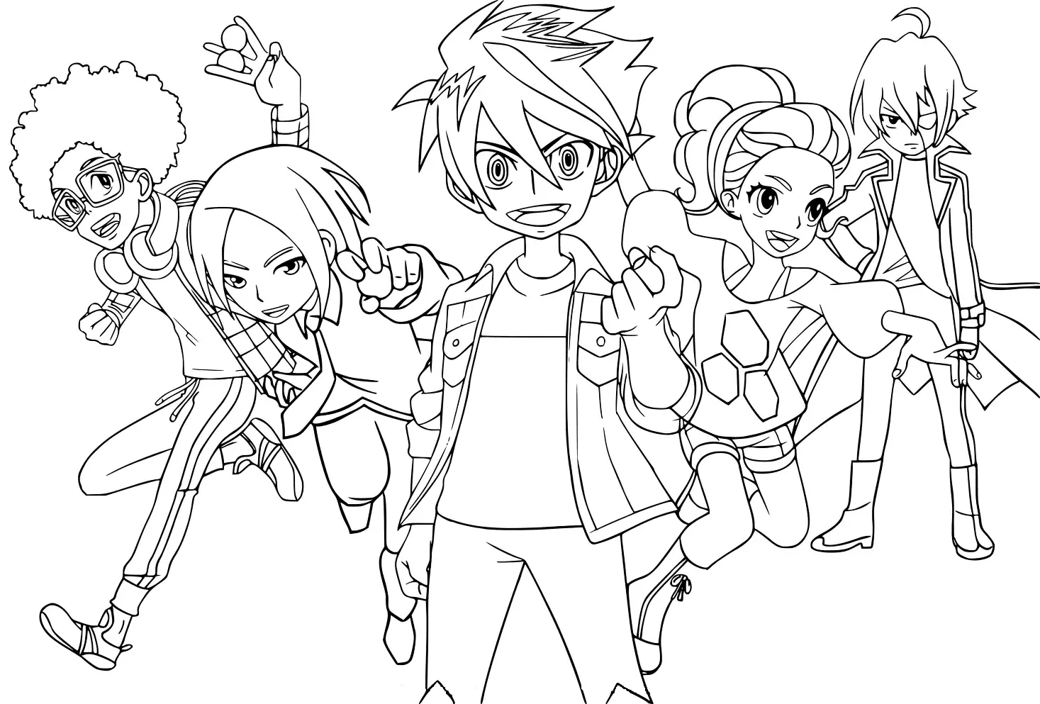 Desenhos de Bakugan Para Colorir 15