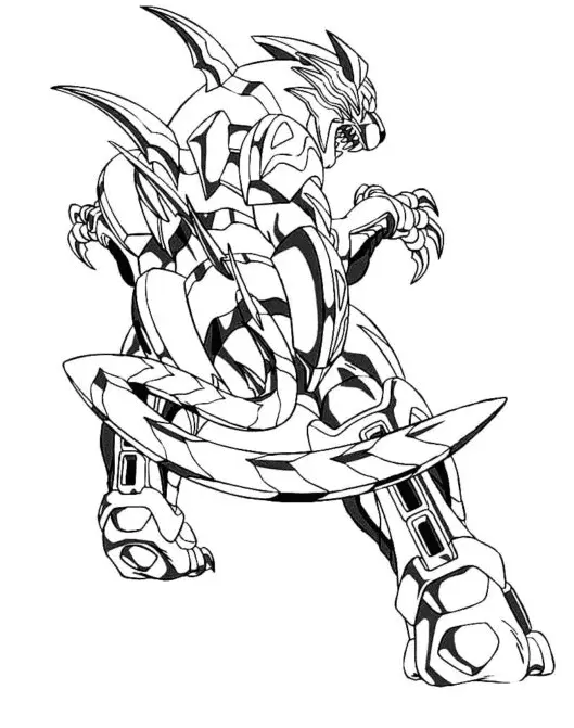 Desenhos de Bakugan Para Colorir 19