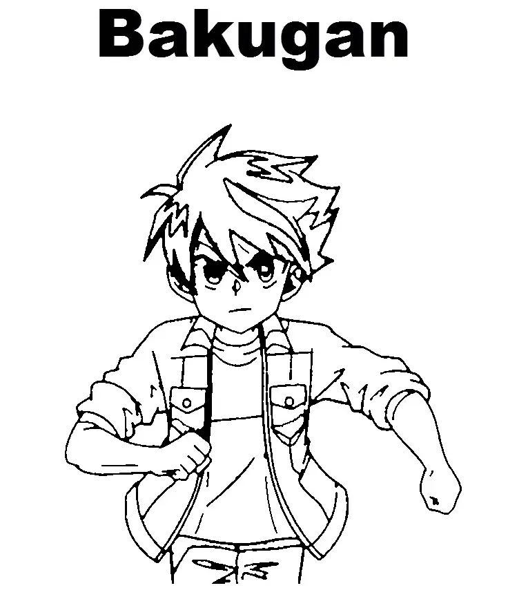 Desenhos de Bakugan Para Colorir 33