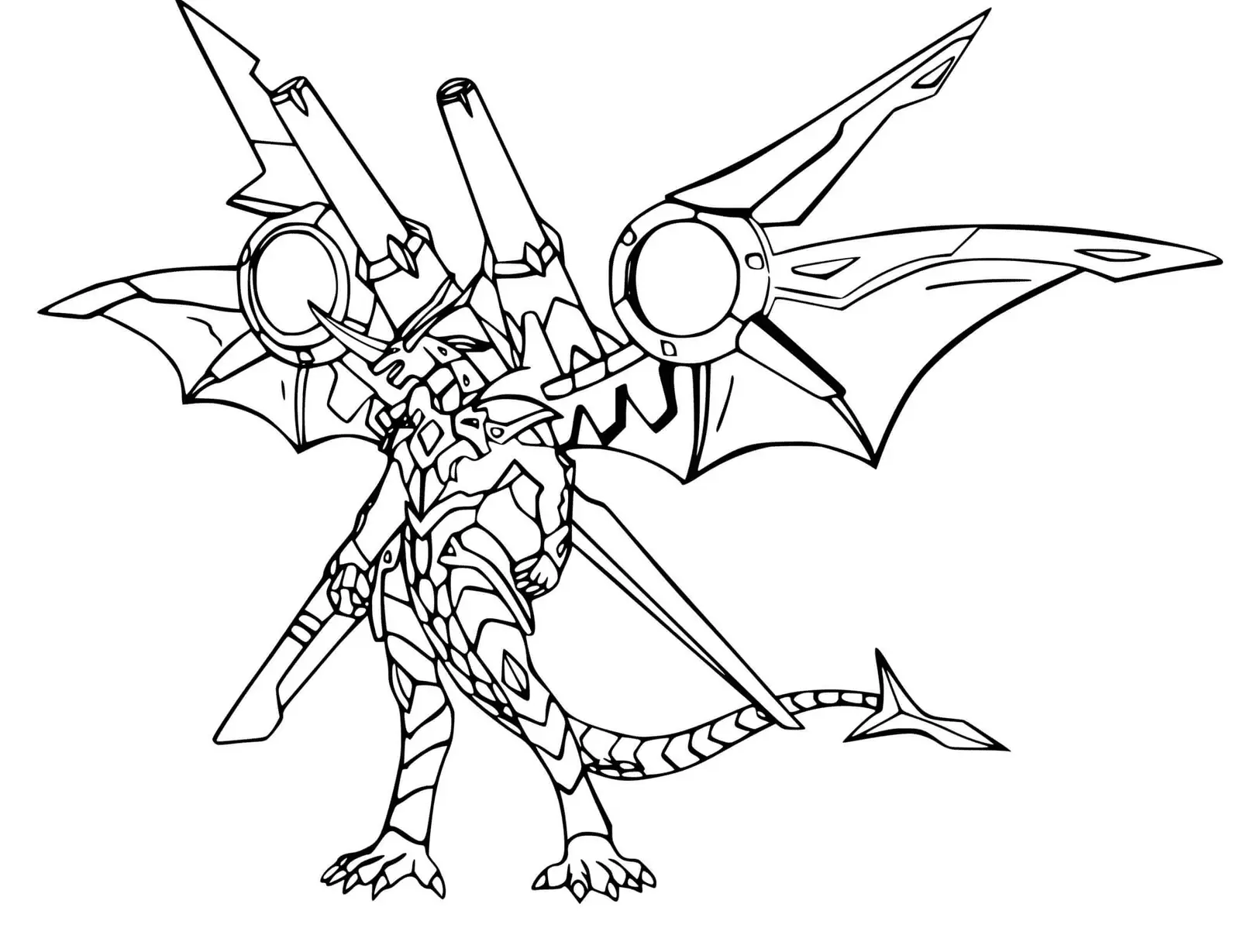 Desenhos de Bakugan Para Colorir 4