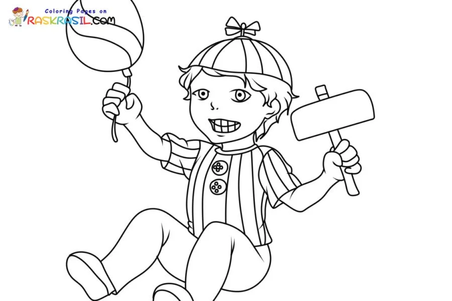 Desenhos de Balloon Boy Para Colorir 7