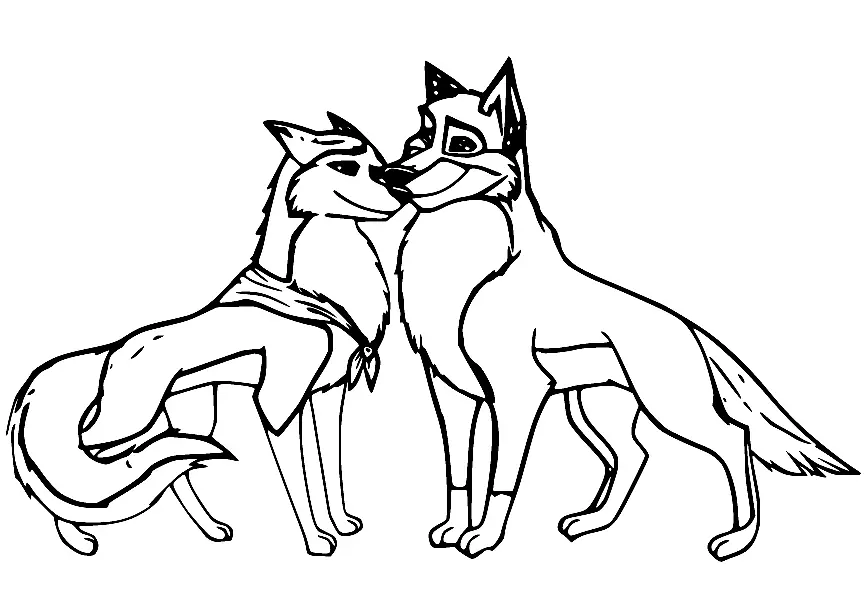 Desenhos de Balto Para Colorir 12