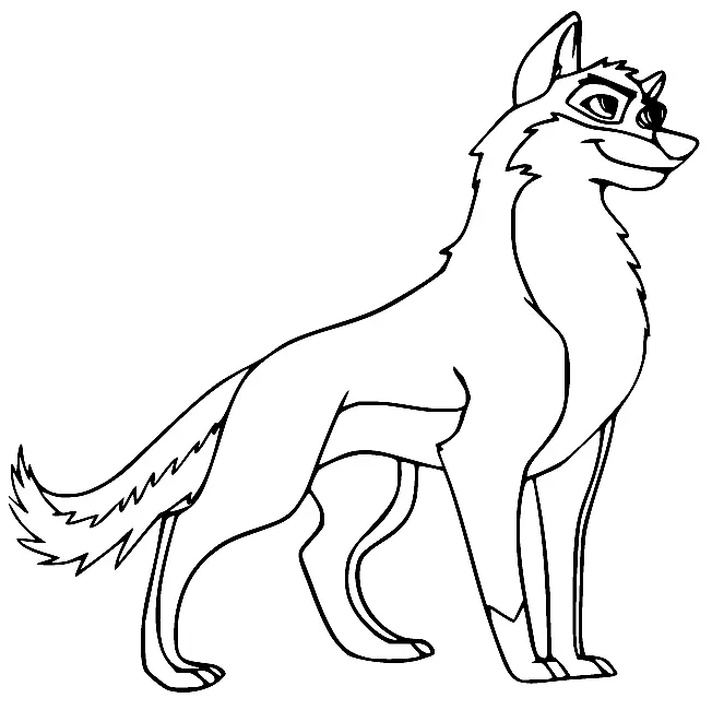 Desenhos de Balto Para Colorir 13