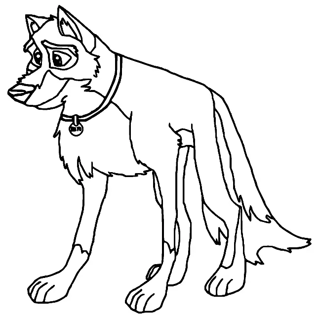 Desenhos de Balto Para Colorir 16