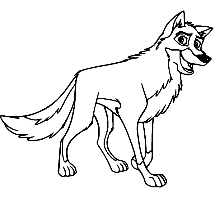 Desenhos de Balto Para Colorir 19