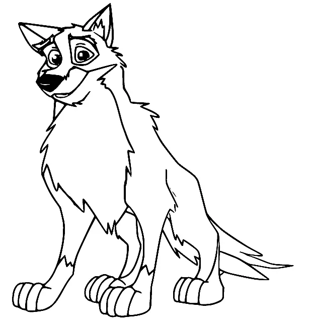 Desenhos de Balto Para Colorir 20