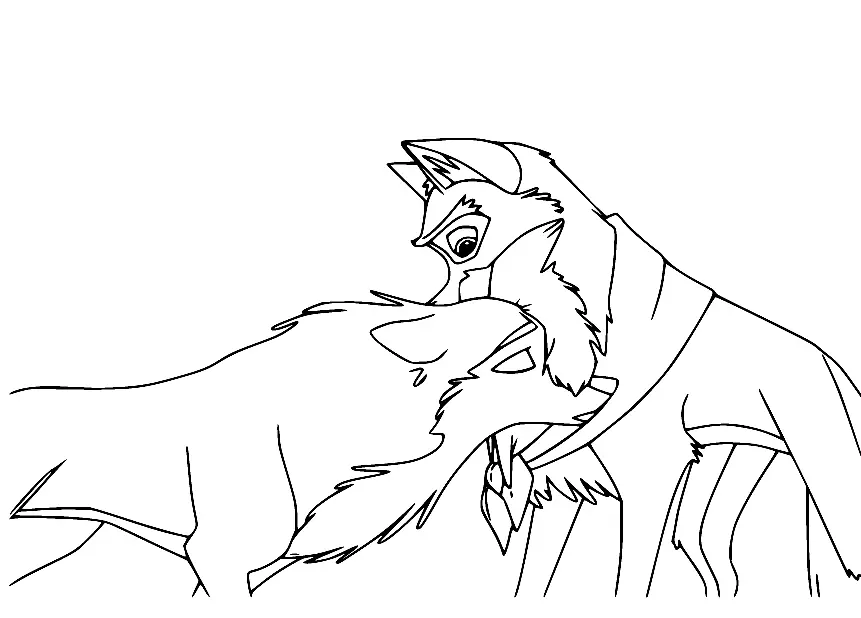 Desenhos de Balto Para Colorir 31