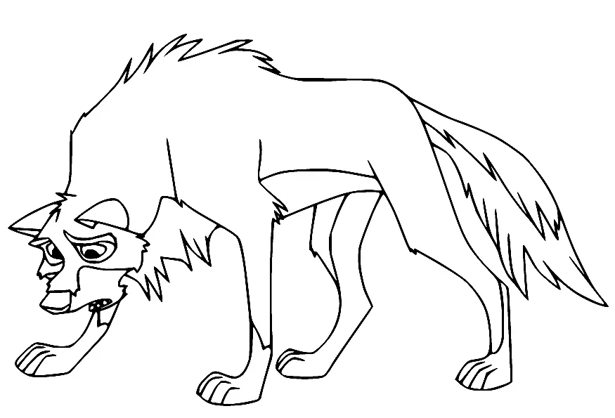 Desenhos de Balto Para Colorir 32