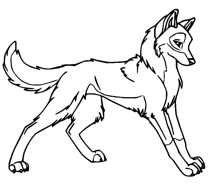 Desenhos de Balto Para Colorir 33