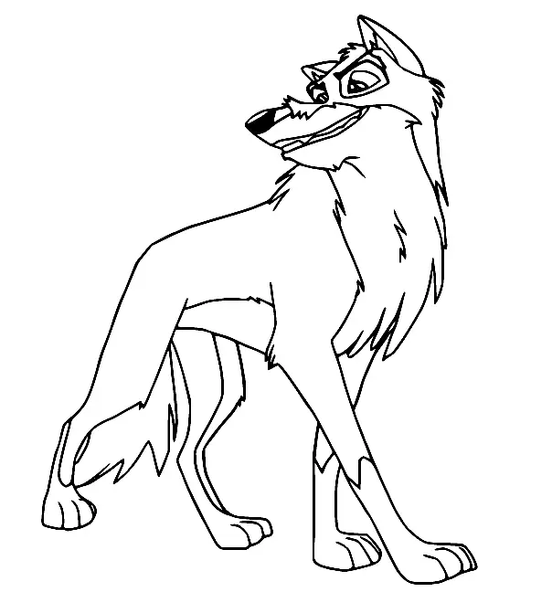 Desenhos de Balto Para Colorir 42