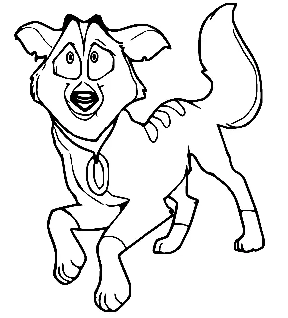 Desenhos de Balto Para Colorir 43