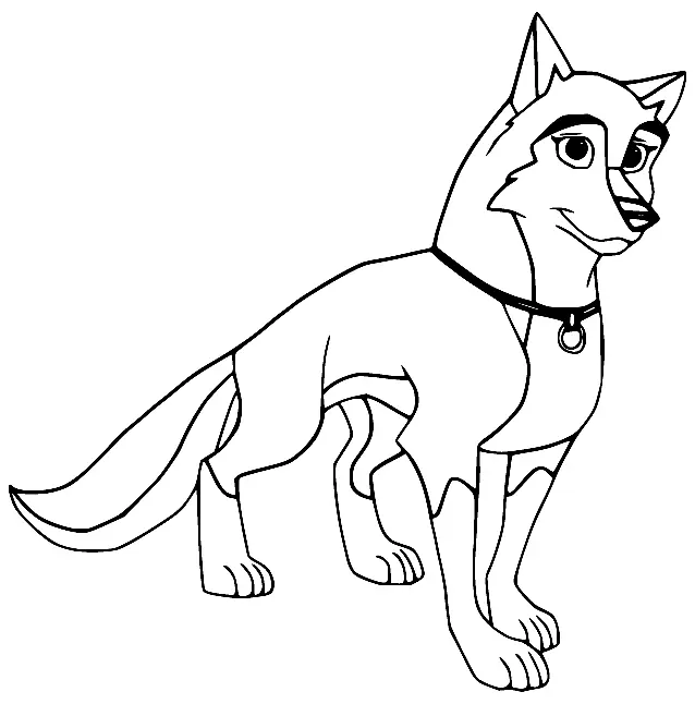 Desenhos de Balto Para Colorir 44