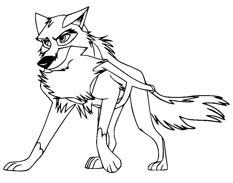 Desenhos de Balto Para Colorir 47