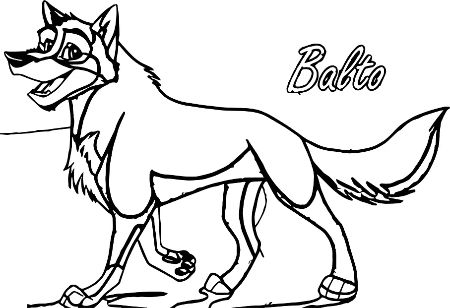 Desenhos de Balto Para Colorir 6