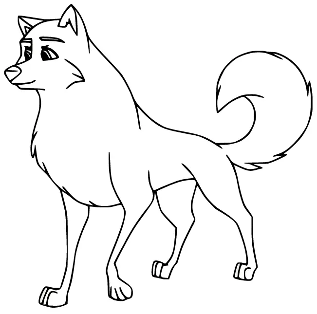 Desenhos de Balto Para Colorir 7