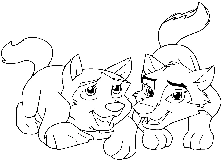 Desenhos de Balto Para Colorir 9